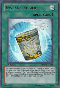 Instant Fusion [RYMP-EN028] Ultra Rare - POKÉ JEUX