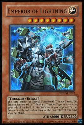 Emperor of Lightning [WCPS-EN702] Ultra Rare - POKÉ JEUX