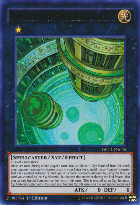 Number 78: Number Archive [DRL3-EN026] Ultra Rare - POKÉ JEUX