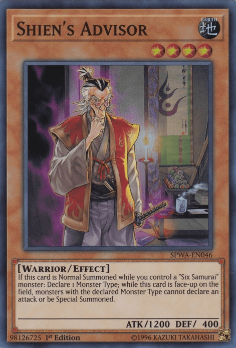 Shien's Advisor [SPWA-EN046] Super Rare - POKÉ JEUX