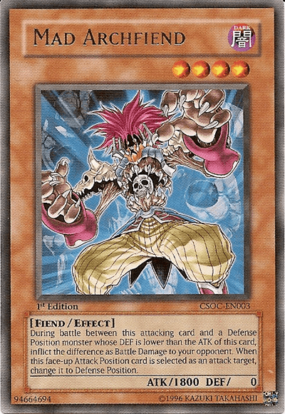 Mad Archfiend [CSOC-EN003] Rare - POKÉ JEUX