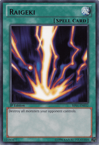Raigeki [BP01-EN032] Rare - POKÉ JEUX
