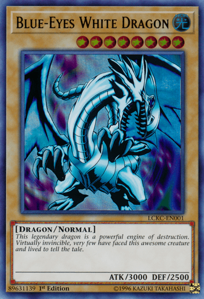 Blue-Eyes White Dragon (Version 1) [LCKC-EN001] Ultra Rare - POKÉ JEUX