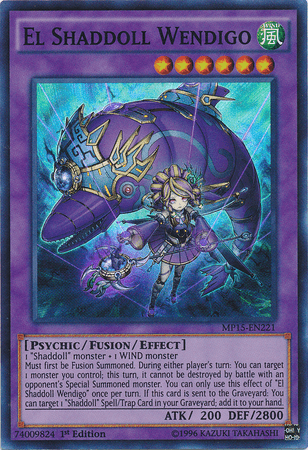 El Shaddoll Wendigo [MP15-EN221] Super Rare - POKÉ JEUX