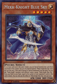 Mekk-Knight Blue Sky [MP18-EN177] Secret Rare - POKÉ JEUX