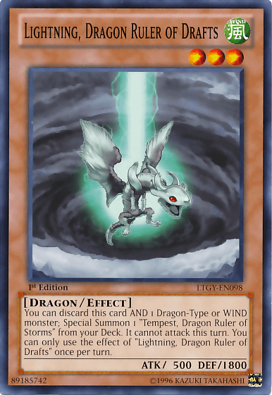 Lightning, Dragon Ruler of Drafts [LTGY-EN098] Common - POKÉ JEUX