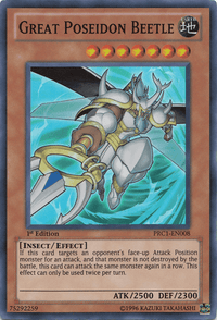Great Poseidon Beetle [PRC1-EN008] Super Rare - POKÉ JEUX