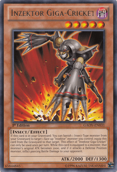Inzektor Giga-Cricket [GAOV-EN031] Rare - POKÉ JEUX