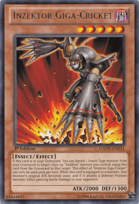 Inzektor Giga-Cricket [GAOV-EN031] Rare - POKÉ JEUX
