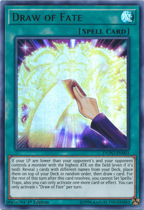 Draw of Fate [DUPO-EN003] Ultra Rare - POKÉ JEUX