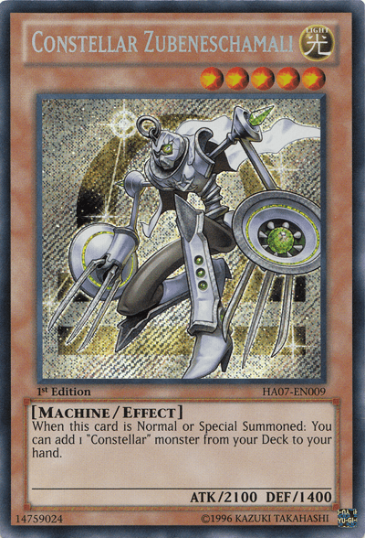 Constellar Zubeneschamali [HA07-EN009] Secret Rare - POKÉ JEUX