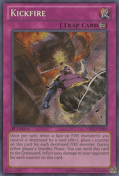 Kickfire [CBLZ-EN089] Secret Rare - POKÉ JEUX