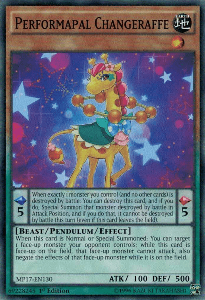 Performapal Changeraffe [MP17-EN130] Common - POKÉ JEUX