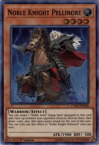 Noble Knight Pellinore [CYHO-EN090] Super Rare - POKÉ JEUX