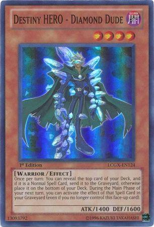 Destiny HERO - Diamond Dude [LCGX-EN124] Super Rare - POKÉ JEUX
