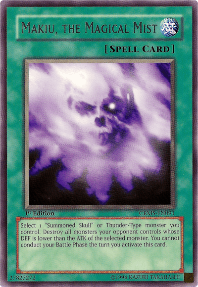 Makiu, the Magical Mist [CRMS-EN091] Rare - POKÉ JEUX