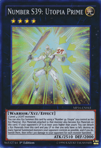 Number S39: Utopia Prime [MP16-EN043] Super Rare - POKÉ JEUX