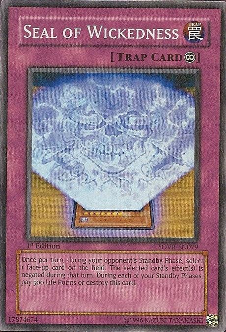Seal of Wickedness [SOVR-EN079] Super Rare - POKÉ JEUX