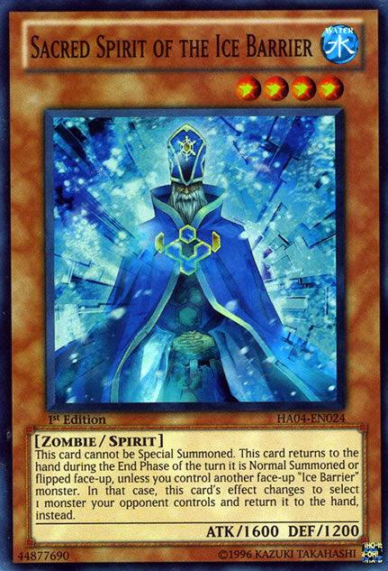 Sacred Spirit of the Ice Barrier [HA04-EN024] Super Rare - POKÉ JEUX