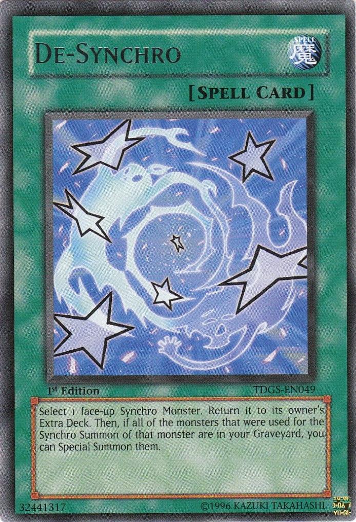 De-Synchro [TDGS-EN049] Rare - POKÉ JEUX