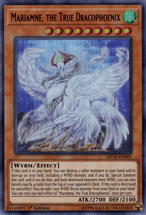 Mariamne, the True Dracophoenix [MP18-EN005] Ultra Rare - POKÉ JEUX