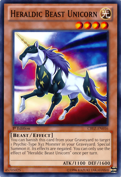 Heraldic Beast Unicorn [CBLZ-EN016] Common - POKÉ JEUX