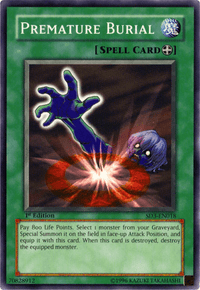 Premature Burial [SD3-EN018] Common - POKÉ JEUX