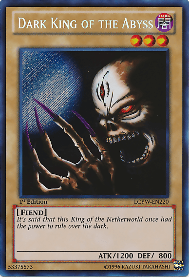 Dark King of the Abyss [LCYW-EN220] Secret Rare - POKÉ JEUX