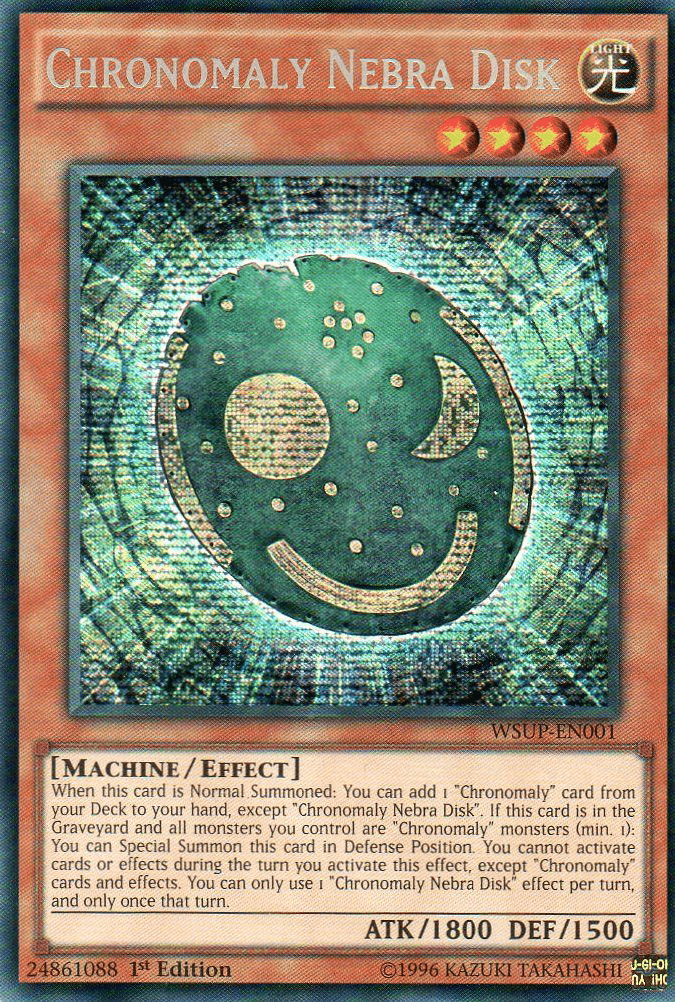 Chronomaly Nebra Disk [WSUP-EN001] Secret Rare - POKÉ JEUX