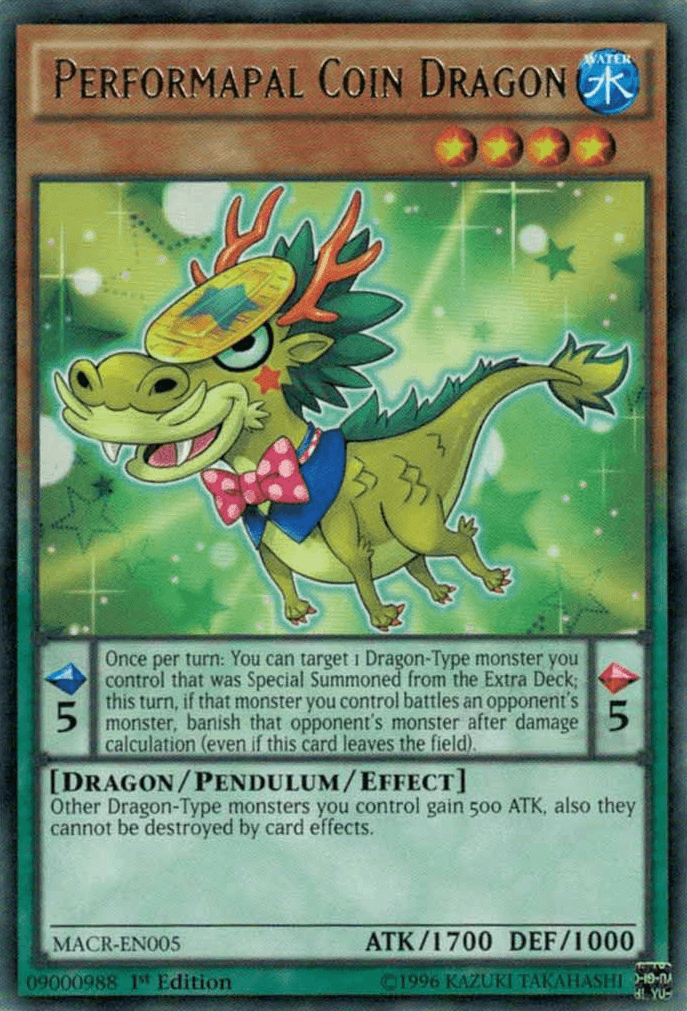 Performapal Coin Dragon [MACR-EN005] Rare - POKÉ JEUX