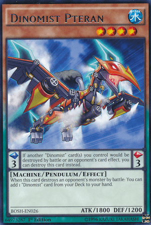 Dinomist Pteran [BOSH-EN026] Rare - POKÉ JEUX