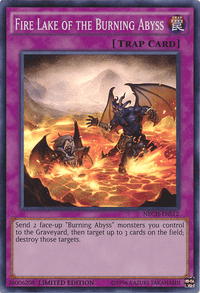 Fire Lake of the Burning Abyss (SE) [NECH-ENS12] Super Rare - POKÉ JEUX