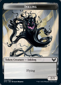 Inkling // Treasure Double-Sided Token [Strixhaven: School of Mages Tokens]