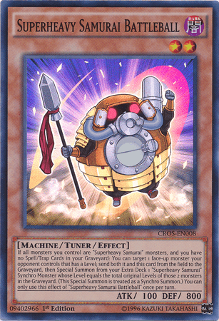 Superheavy Samurai Battleball [CROS-EN008] Super Rare - POKÉ JEUX