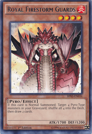 Royal Firestorm Guards [BP03-EN034] Rare - POKÉ JEUX