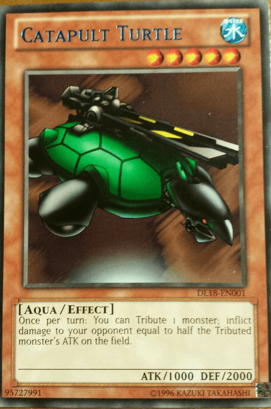 Catapult Turtle (Blue) [DL18-EN001] Rare - POKÉ JEUX