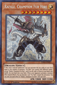 Rafale, Champion Fur Hire [DASA-EN023] Secret Rare - POKÉ JEUX