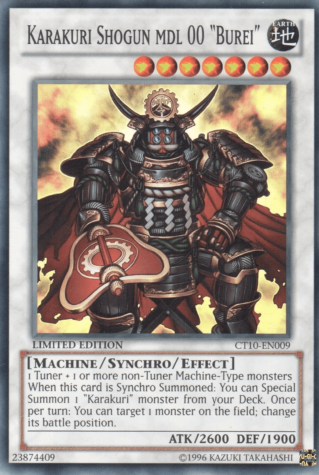 Karakuri Shogun mdl 00 "Burei" [CT10-EN009] Super Rare - POKÉ JEUX