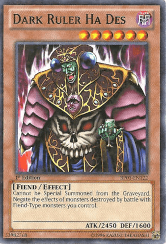 Dark Ruler Ha Des [BP01-EN122] Starfoil Rare - POKÉ JEUX