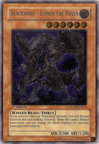 Blackwing - Elphin the Raven [RGBT-EN013] Ultimate Rare - POKÉ JEUX