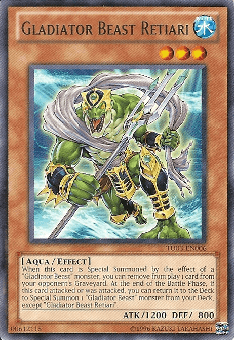 Gladiator Beast Retiari [TU03-EN006] Rare - POKÉ JEUX