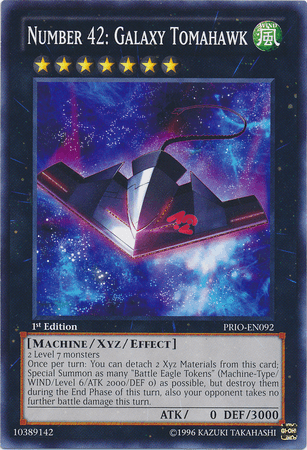 Number 42: Galaxy Tomahawk [PRIO-EN092] Common - POKÉ JEUX