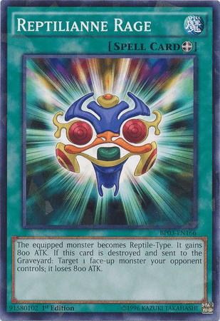 Reptilianne Rage [BP03-EN166] Shatterfoil Rare - POKÉ JEUX