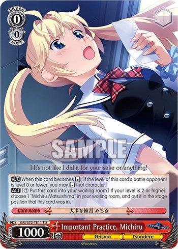 Important Practice, Michiru [The Fruit of Grisaia] - POKÉ JEUX