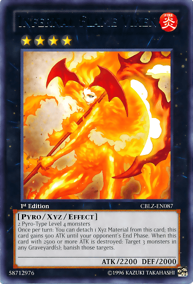 Infernal Flame Vixen [CBLZ-EN087] Rare - POKÉ JEUX