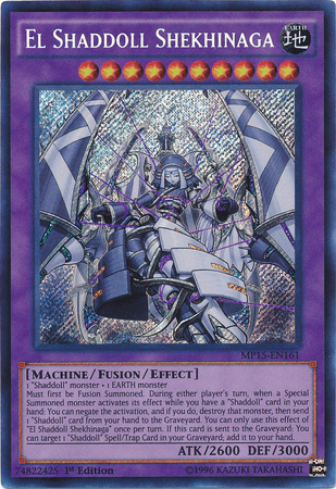 El Shaddoll Shekhinaga [MP15-EN161] Secret Rare - POKÉ JEUX