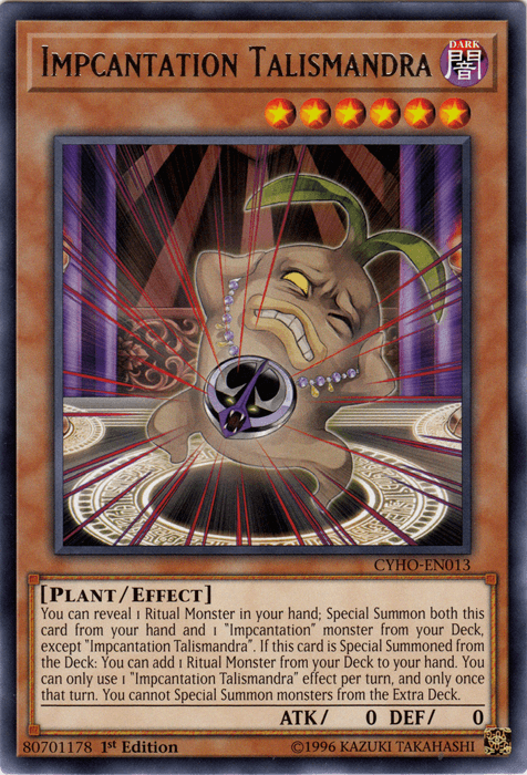 Impcantation Talismandra [CYHO-EN013] Rare - POKÉ JEUX