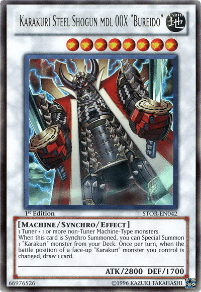 Karakuri Steel Shogun mdl 00X "Bureido" [STOR-EN042] Ultra Rare - POKÉ JEUX