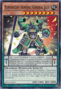 Superheavy Samurai General Jade [MP16-EN181] Common - POKÉ JEUX