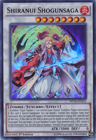 Shiranui Shogunsaga [MP16-EN212] Ultra Rare - POKÉ JEUX